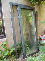 Aluminium deur in frame, Doe-het-zelf en Bouw, Deuren en Vliegenramen, Ophalen, Gebruikt, Minder dan 80 cm, Buitendeur
