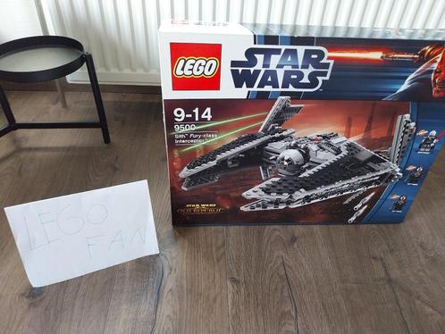 9500 LEGO STAR WARS  SITH FURY-CLASS INTERCEPTOR, Kinderen en Baby's, Speelgoed | Duplo en Lego, Zo goed als nieuw, Lego, Complete set