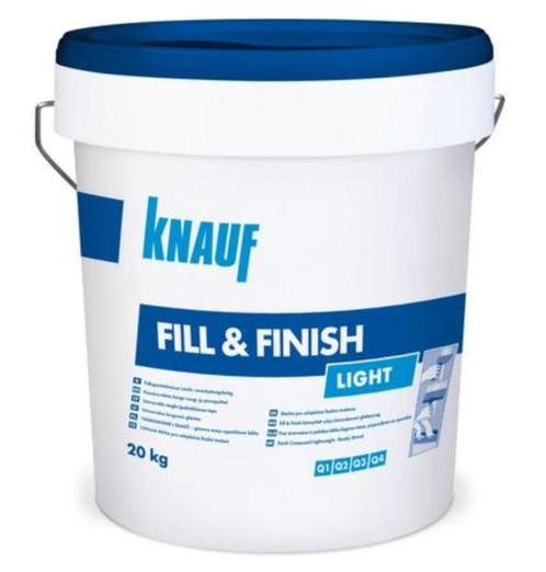 Knauf Fill & Finisch voor afwerking van gipsplaat, stucplaat, Doe-het-zelf en Bouw, Platen en Panelen, Nieuw, Ophalen