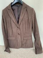 Damesjasje in bruine suede maat 38, Kleding | Dames, Jasjes, Kostuums en Pakken, Bruin, Zo goed als nieuw, Jasje, Ophalen