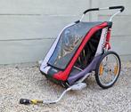 Chariot cougar 2 fietskar, Fietsen en Brommers, Fietsaccessoires | Aanhangwagens en Karren, Ophalen, Gebruikt, Vering, Chariot