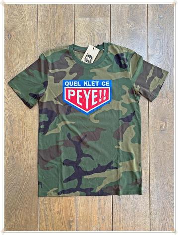 PEYE ET MEYE - T-SHIRT UNISEXE CAMOUFLAGE NEUF – T.: S beschikbaar voor biedingen