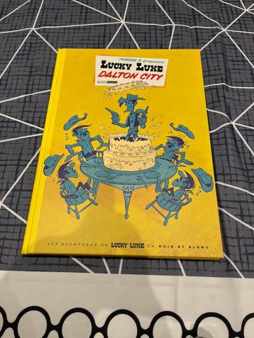 Lucky Luke Dalton City stempel + boekenplaat zwart wit negen beschikbaar voor biedingen