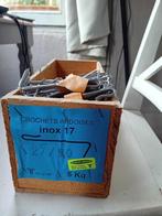 leien haken inox, Doe-het-zelf en Bouw, Dakpannen en Dakbedekking, Ophalen, Overige materialen, Overige kleuren, Overige typen