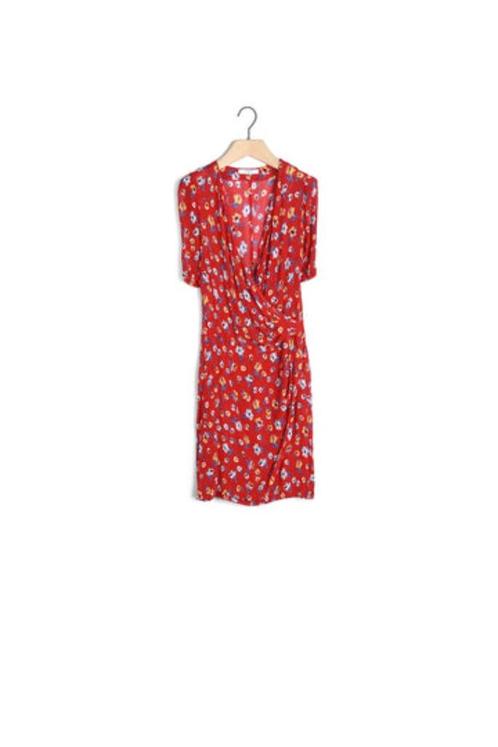Roudou-jurk, Kleding | Dames, Jurken, Nieuw, Maat 36 (S), Rood, Boven de knie, Verzenden