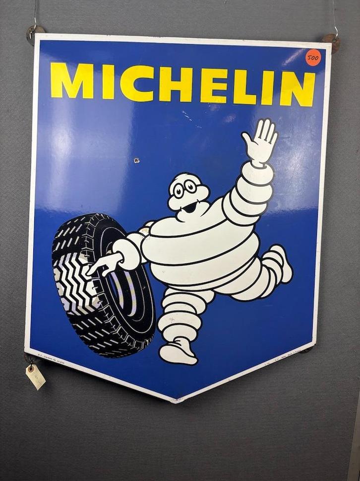 Michelin emaille reclamebord S11 CL.FRD, Verzamelen, Merken en Reclamevoorwerpen, Zo goed als nieuw, Reclamebord, Ophalen of Verzenden