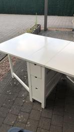 Norden Ikea klaptafel - wit, Huis en Inrichting, Ophalen, Gebruikt, 100 tot 150 cm, 50 tot 100 cm