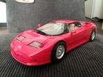 Burago 1/18 Bugatti EB 110 Rood, Ophalen of Verzenden, Zo goed als nieuw, Auto, Burago