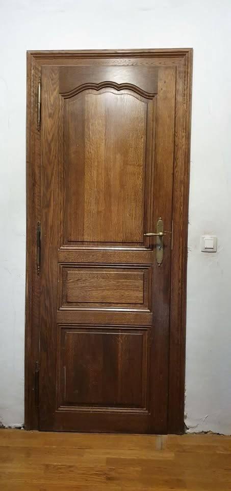 11 portes en chène massif pose "à la Française", Antiquités & Art, Antiquités | Meubles | Chaises & Canapés, Enlèvement