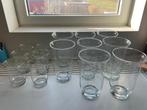 Vazen - 2 groottes, Huis en Inrichting, Woonaccessoires | Vazen, Ophalen, Overige kleuren, Minder dan 50 cm, Glas