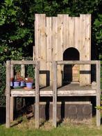 Gratis houten ridderkasteel, Kinderen en Baby's, Speelgoed | Buiten | Speeltoestellen, Ophalen, Gebruikt, Overige typen