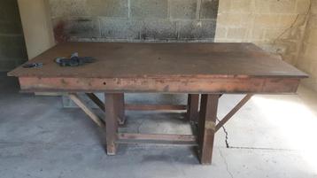 Lastafel, Doe-het-zelf en Bouw, Werkbanken, Ophalen, Gebruikt, 170 cm of meer