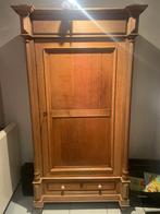 Eiken linnenkast – handgemaakt – landelijk– 102,5  208,5 cm, Huis en Inrichting, Kasten | Overige, Ophalen, Gebruikt