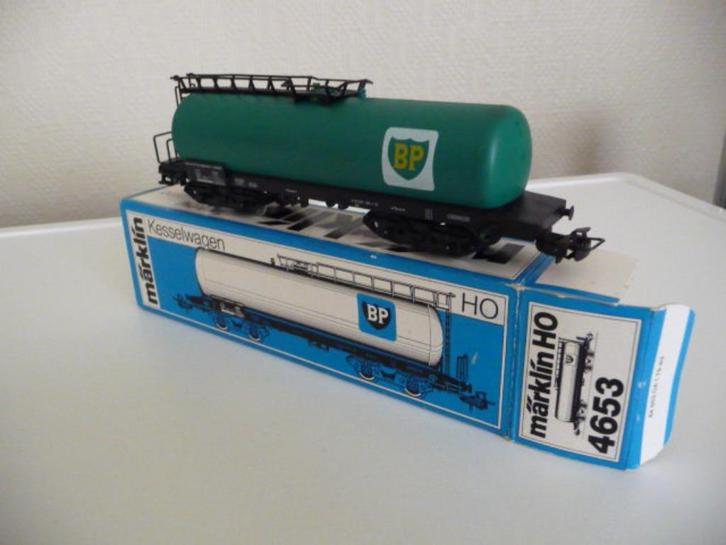 4653 Märklin HO Grote Ketelwagen BP/Grand Wagon Citerne BP O, Hobby en Vrije tijd, Modeltreinen | H0, Nieuw, Wagon, Wisselstroom