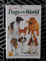 Nieuwe speelkaarten The Famous Dogs of the World, Verzamelen, Speelkaarten, Jokers en Kwartetten, Ophalen of Verzenden, Nieuw