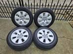 AUDI A6-velgen Met 225 60 R16-banden, Auto-onderdelen, Banden en Velgen, Ophalen, Gebruikt, 16 inch, Banden en Velgen