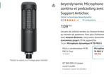 Pack beyerdynamic  M 70 Pro X + Bas de micro + câble XLR, Musique & Instruments, Instruments | Accessoires, Enlèvement, Neuf, Autres instruments