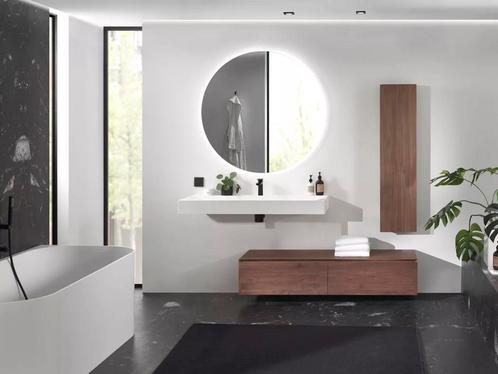 Balmani Giro ronde spiegel met een diameter van 110 cm., Huis en Inrichting, Badkamer | Badkamermeubels, Zo goed als nieuw, Ophalen