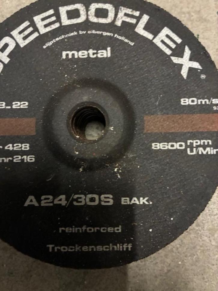 Speedoflex ijzer doorslijpschijf, Doe-het-zelf en Bouw, Metalen, Nieuw, IJzer, Ophalen