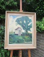 Olieverfschilderij VELDKAPEL, Ophalen of Verzenden