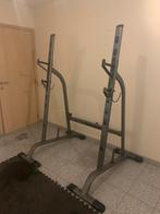 Squat rek en bankje, Sport en Fitness, Ophalen, Zo goed als nieuw