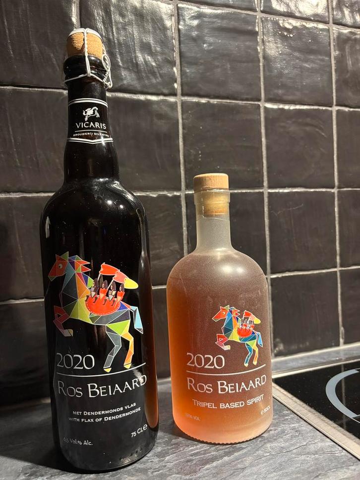 Ros Beiaard 2020 bier en likeur, Verzamelen, Biermerken, Nieuw, Ophalen