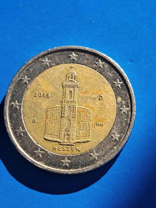 2015 G Duitsland 2 euro Hessen Karlsruhe, Postzegels en Munten, Munten | Europa | Euromunten, Losse munt, 2 euro, Duitsland, Verzenden