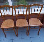 5 chaises cannées anciennes à donner., Antiek en Kunst, Antiek | Meubels | Stoelen en Sofa's, Ophalen