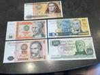 Amérique du Sud 5 billets FDC différents, Enlèvement ou Envoi