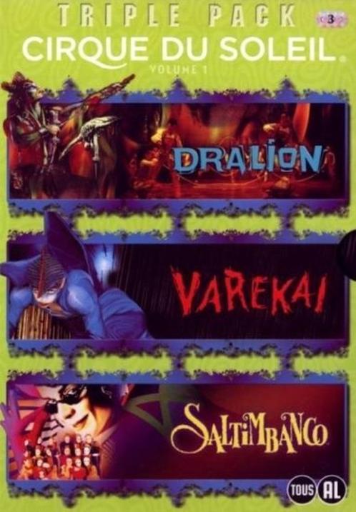 Cirque du Soleil -Triple Pack Volume 1, Cd's en Dvd's, Dvd's | Cabaret en Sketches, Zo goed als nieuw, Stand-up of Theatershow