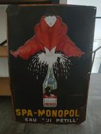 Spa emaille reclamebord uit 1930! Zeldzaam!!, Verzamelen, Merken en Reclamevoorwerpen, Ophalen, Gebruikt, Reclamebord