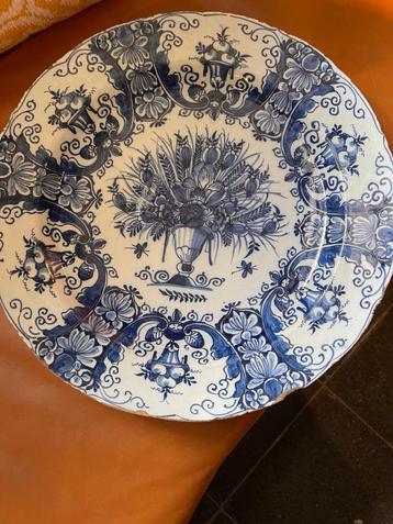 Zeldzaam Delfts Blauw Bord – “De Porceleyne Byl”, Delft – 16 beschikbaar voor biedingen