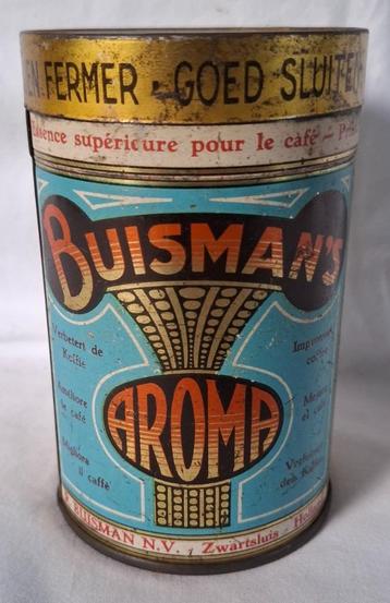 Ancienne boîte de sirop de café Buisman's Aroma, Enlèvement ou Envoi