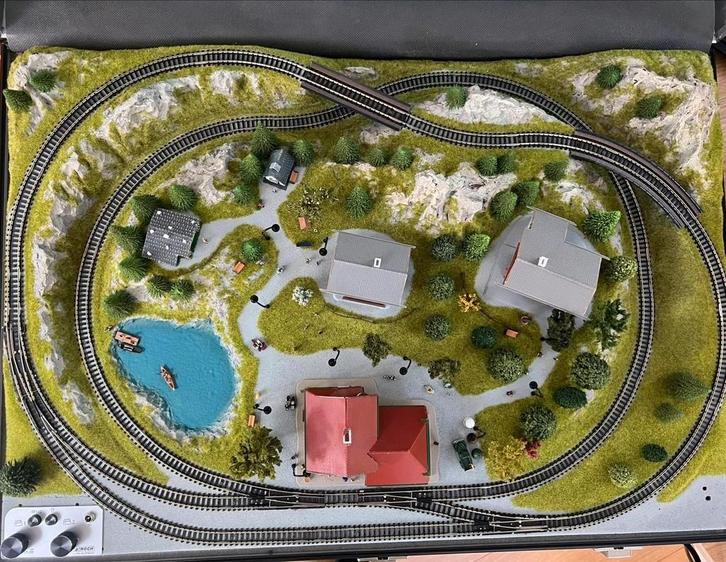 Originele Noch 88271 Sonnenalpe modelbaan koffer N schaal, Hobby en Vrije tijd, Modeltreinen | N-Spoor, Ophalen of Verzenden