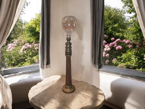 Unieke vintage lamp – brandweerslang koppeling, Antiek en Kunst, Antiek | Verlichting, Ophalen of Verzenden