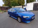 Blauwe Mitsubishi lancer, Auto's, Mitsubishi, Voorwielaandrijving, Zwart, Blauw, Leder