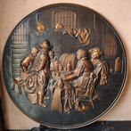 Plaque en cuivre repoussé., Ophalen