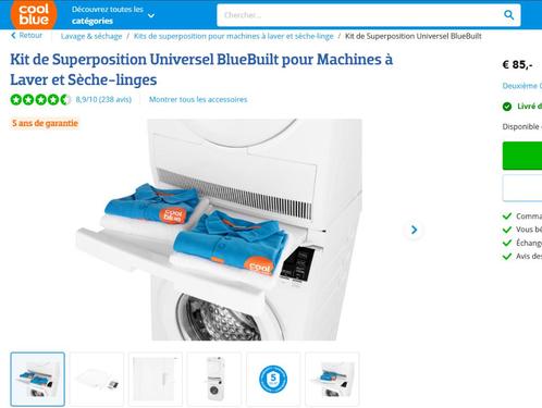 Universele stapelset voor wasmachines en drogers, Elektronische apparatuur, Onderdelen en Toebehoren, Zo goed als nieuw, Ophalen