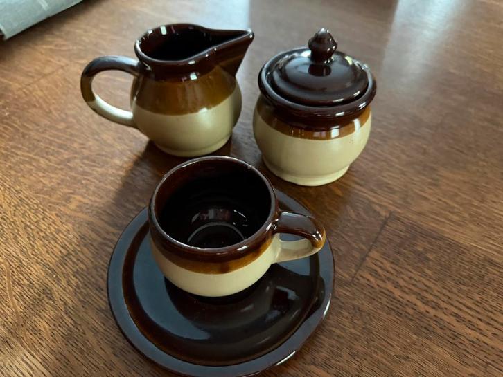 Service à café vintage en céramique, Antiek en Kunst, Antiek | Servies compleet, Ophalen