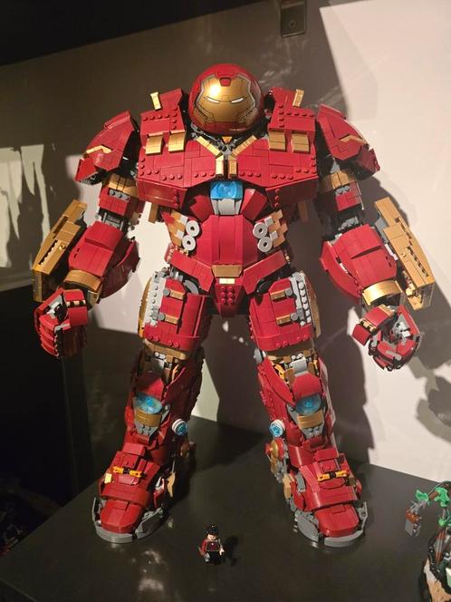 Lego 76210: Hulkbuster aangepaste versie, Kinderen en Baby's, Speelgoed | Bouwstenen, Zo goed als nieuw, Ophalen