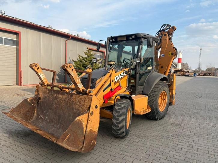 2012 Case 580 T, Zakelijke goederen, Machines en Bouw | Kranen en Graafmachines, Graaflaadcombinatie, Verzenden