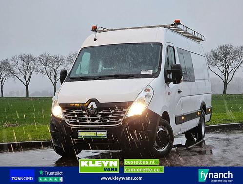 Renault MASTER 2.3 DCI 145 DL DC L3H2, Auto's, Bestelwagens en Lichte vracht, Bedrijf, ABS, Airconditioning, Cruise Control, Trekhaak