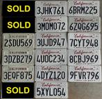 Kenteken USA nummerplaat CALIFORNIA, Verzamelen, Ophalen of Verzenden