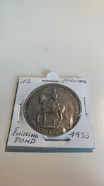 Engeland 5 shilling pond 1953, Postzegels en Munten, Munten | Europa | Niet-Euromunten, Ophalen of Verzenden