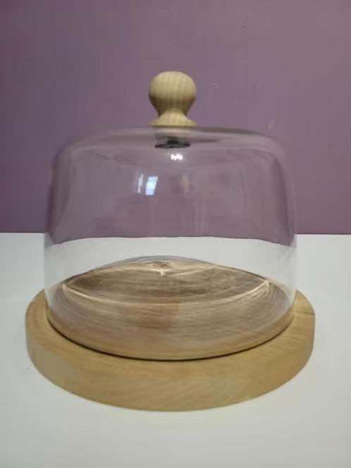 Cloche à fromage avec plateau en bois, Maison & Meubles, Accessoires pour la Maison | Cloches, Enlèvement