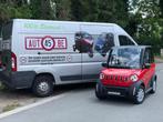 BROMMOBIEL  CityCar  100 % elektrisch  45Kmu, Auto's, Overige Auto's, Automaat, 2 zetels, 2 deurs, Te koop