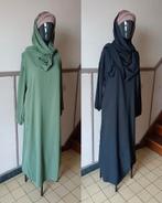 Abaya avec hijab intégré XXL/XXXL, Vert, Taille 46/48 (XL) ou plus grande, Autres types, Enlèvement ou Envoi