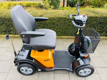 Scootmobiel L&M Solo 4 elektrische gehandicapten scooter, Ophalen of Verzenden, Inklapbaar, Zo goed als nieuw, Elektrische rolstoel