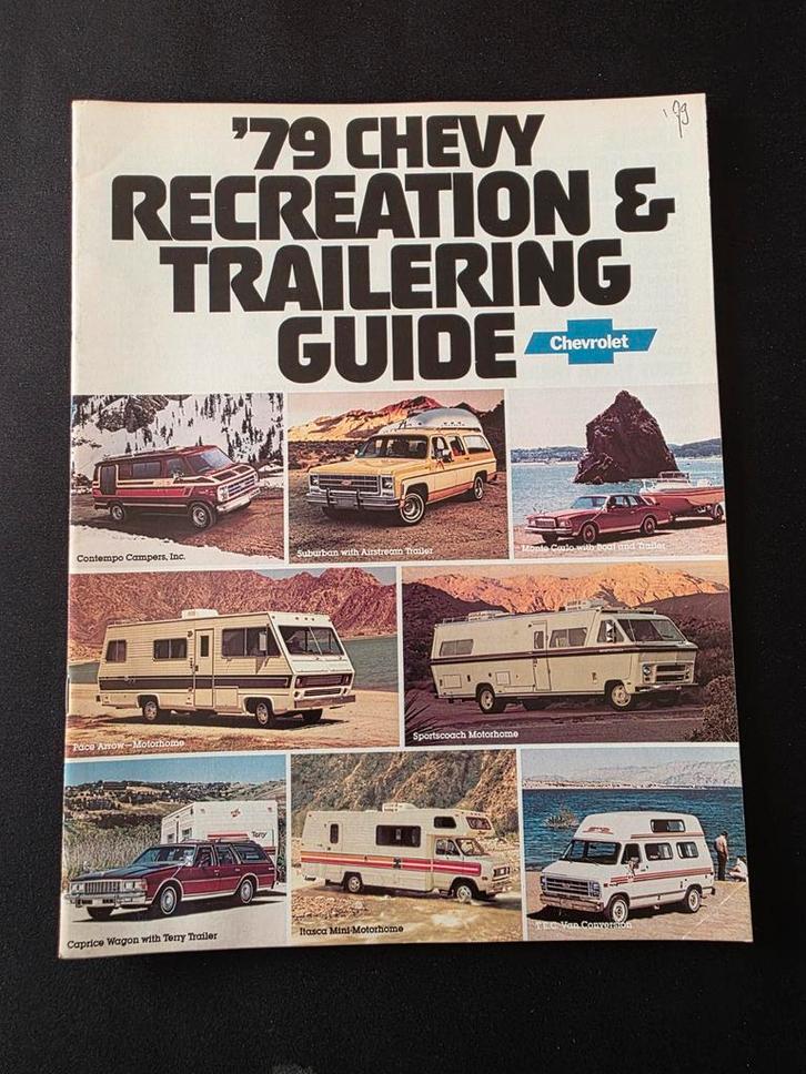 Brochure Chevy Recreation & Trailering Guide USA, Boeken, Auto's | Folders en Tijdschriften, Chevrolet, Ophalen of Verzenden