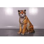 Tiger Sitting 129 cm – Tijger beeld polyester, Ophalen, Nieuw